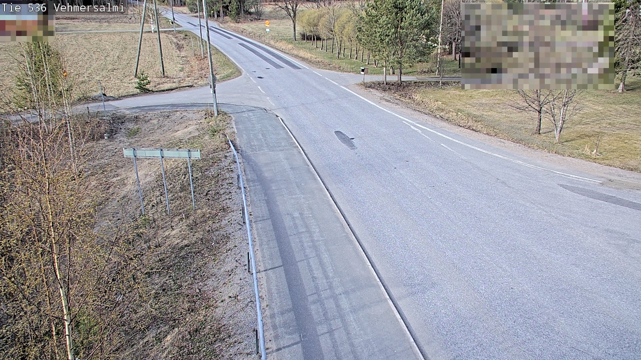 Weather Camera Image Road 536 Kuopio, Vehmersalmi, Kuopio, Pohjois-Savo
