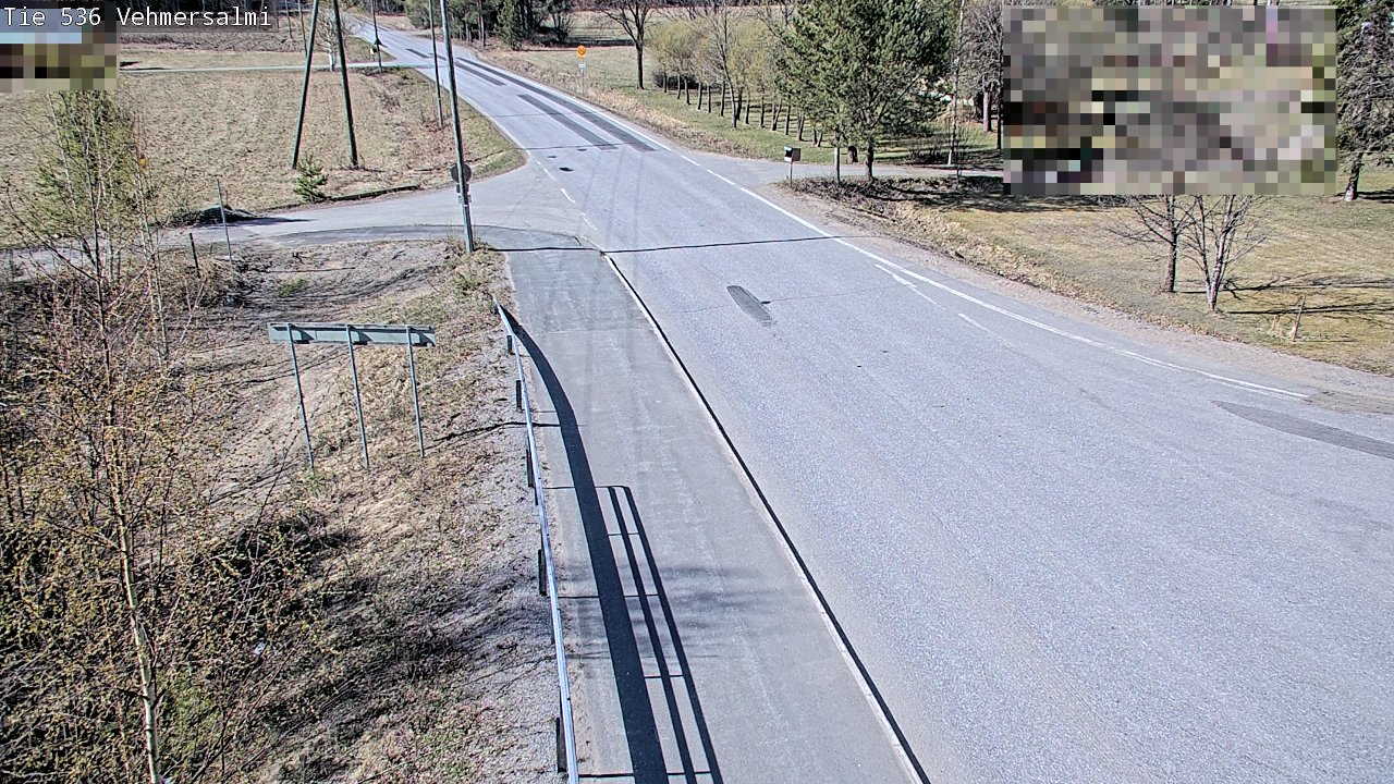 Weather Camera Image Road 536 Kuopio, Vehmersalmi, Kuopio, Pohjois-Savo