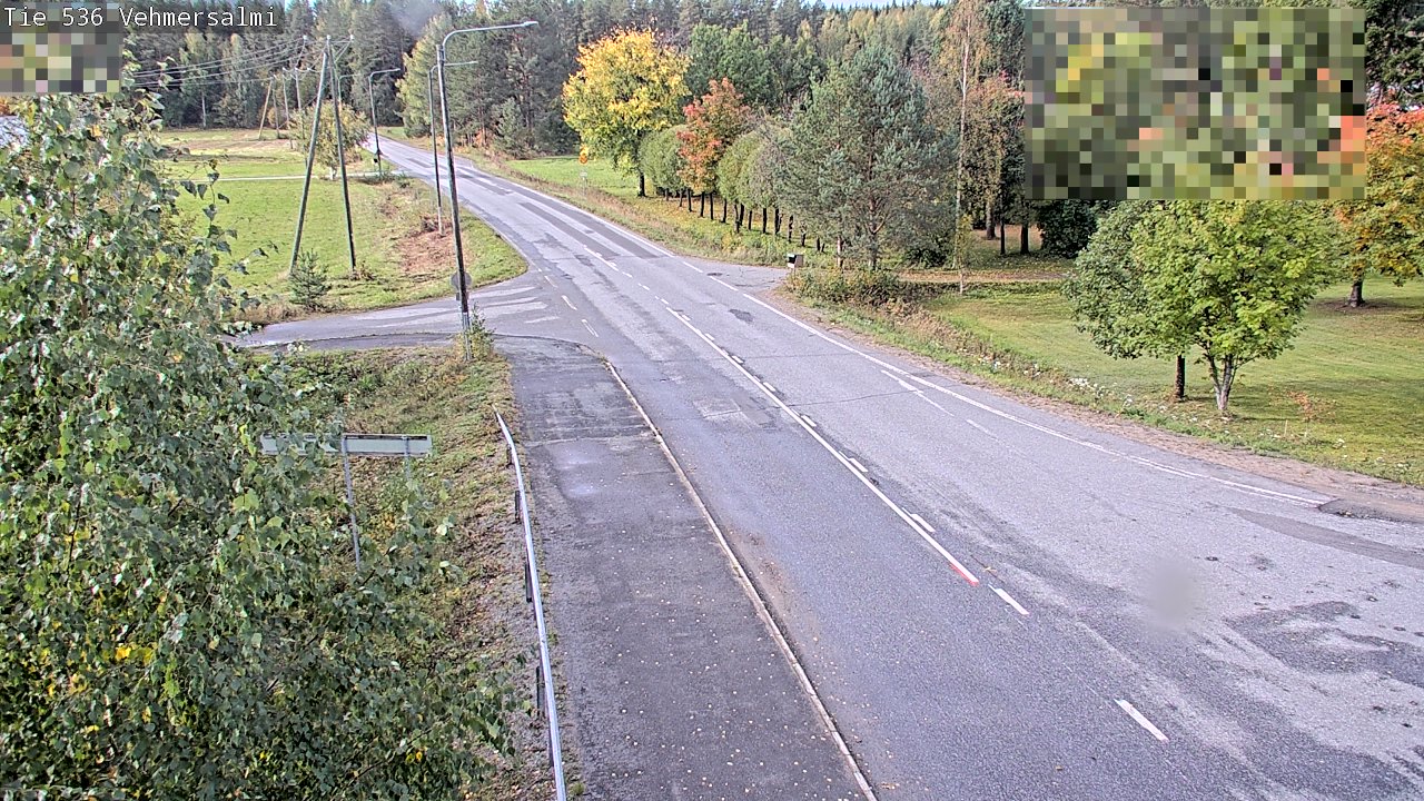 Weather Camera Image Väg 536 Kuopio, Vehmersalmi, Kuopio, Pohjois-Savo