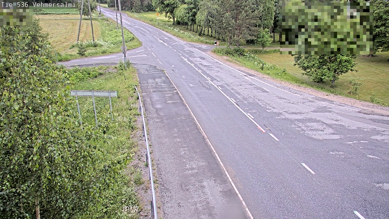 Weather Camera Image Road 536 Kuopio, Vehmersalmi, Kuopio, Pohjois-Savo