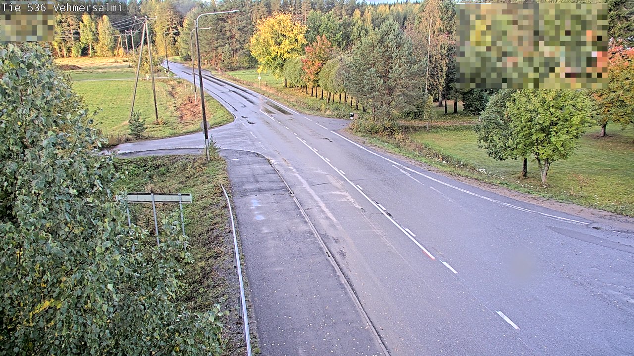 Weather Camera Image Väg 536 Kuopio, Vehmersalmi, Kuopio, Pohjois-Savo