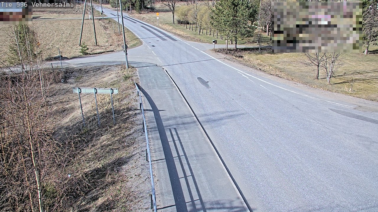 Weather Camera Image Väg 536 Kuopio, Vehmersalmi, Kuopio, Pohjois-Savo