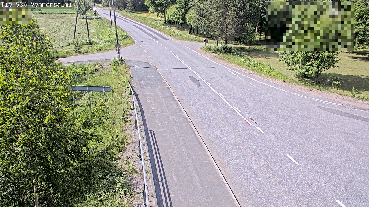 Weather Camera Image Road 536 Kuopio, Vehmersalmi, Kuopio, Pohjois-Savo