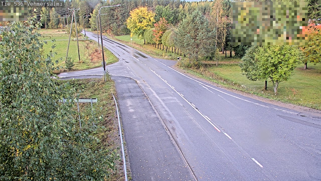 Weather Camera Image Väg 536 Kuopio, Vehmersalmi, Kuopio, Pohjois-Savo