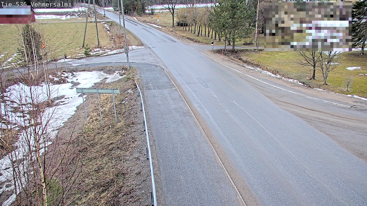 Weather Camera Image Road 536 Kuopio, Vehmersalmi, Kuopio, Pohjois-Savo