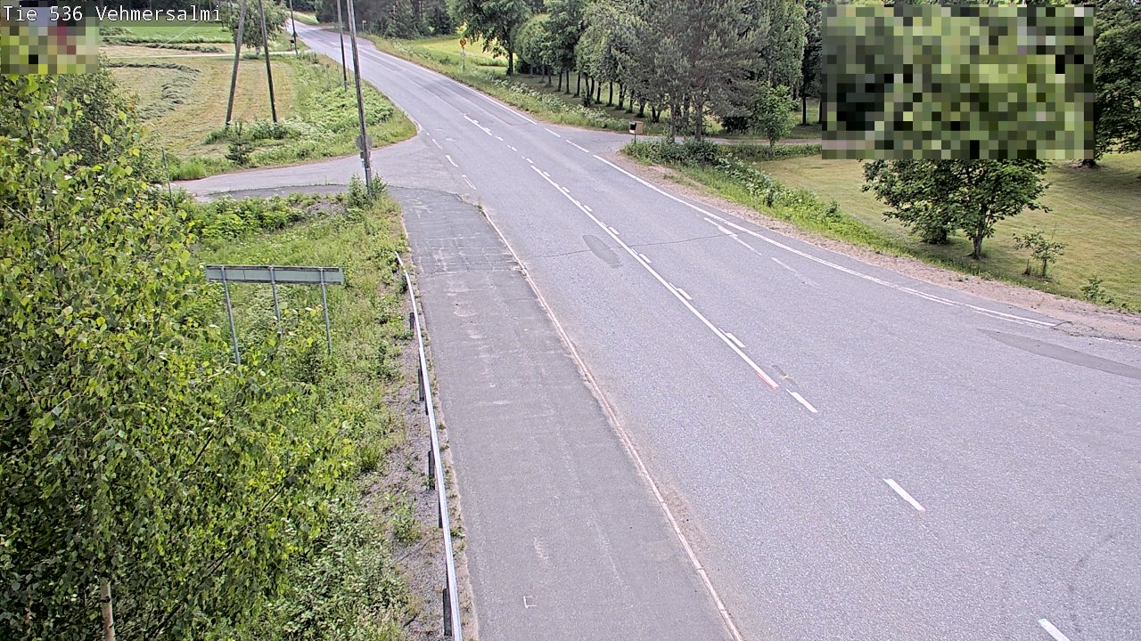 Weather Camera Image Road 536 Kuopio, Vehmersalmi, Kuopio, Pohjois-Savo
