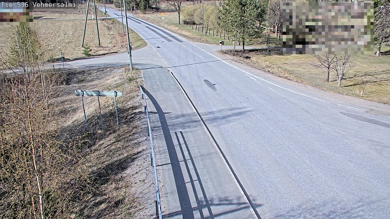 Weather Camera Image Road 536 Kuopio, Vehmersalmi, Kuopio, Pohjois-Savo