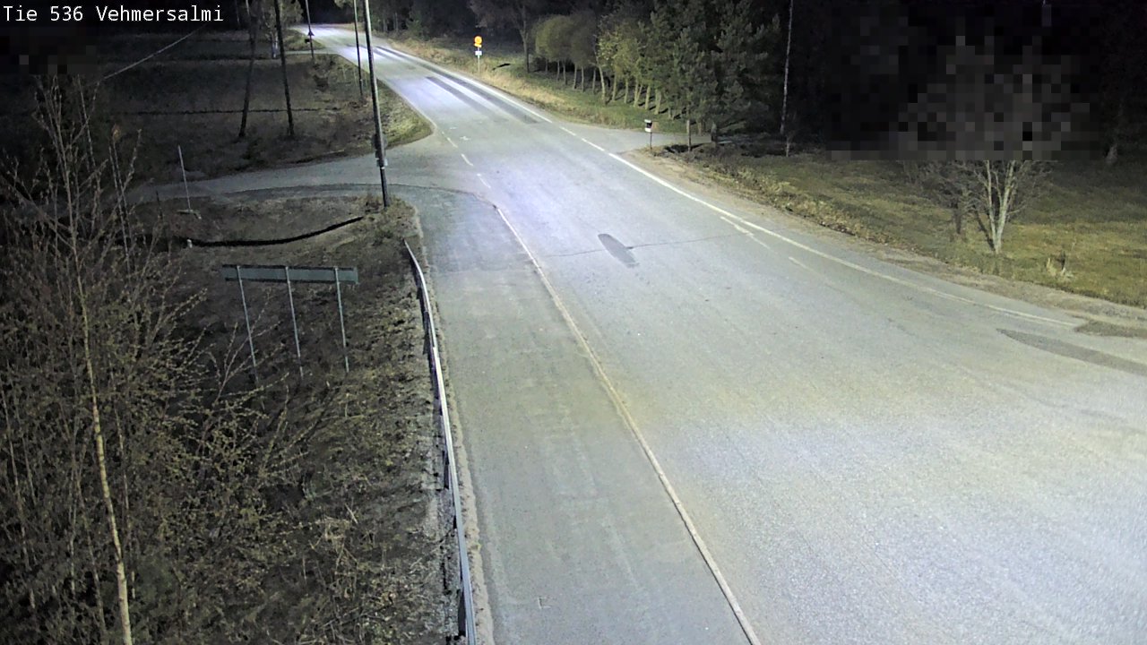 Weather Camera Image Väg 536 Kuopio, Vehmersalmi, Kuopio, Pohjois-Savo