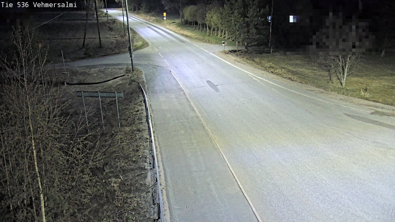 Weather Camera Image Väg 536 Kuopio, Vehmersalmi, Kuopio, Pohjois-Savo