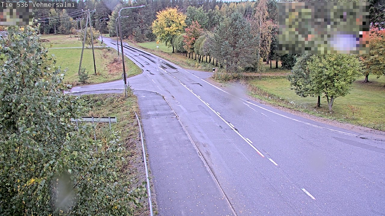 Weather Camera Image Väg 536 Kuopio, Vehmersalmi, Kuopio, Pohjois-Savo