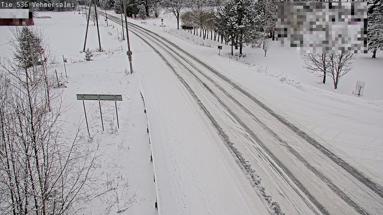 Weather Camera Image Road 536 Kuopio, Vehmersalmi, Kuopio, Pohjois-Savo