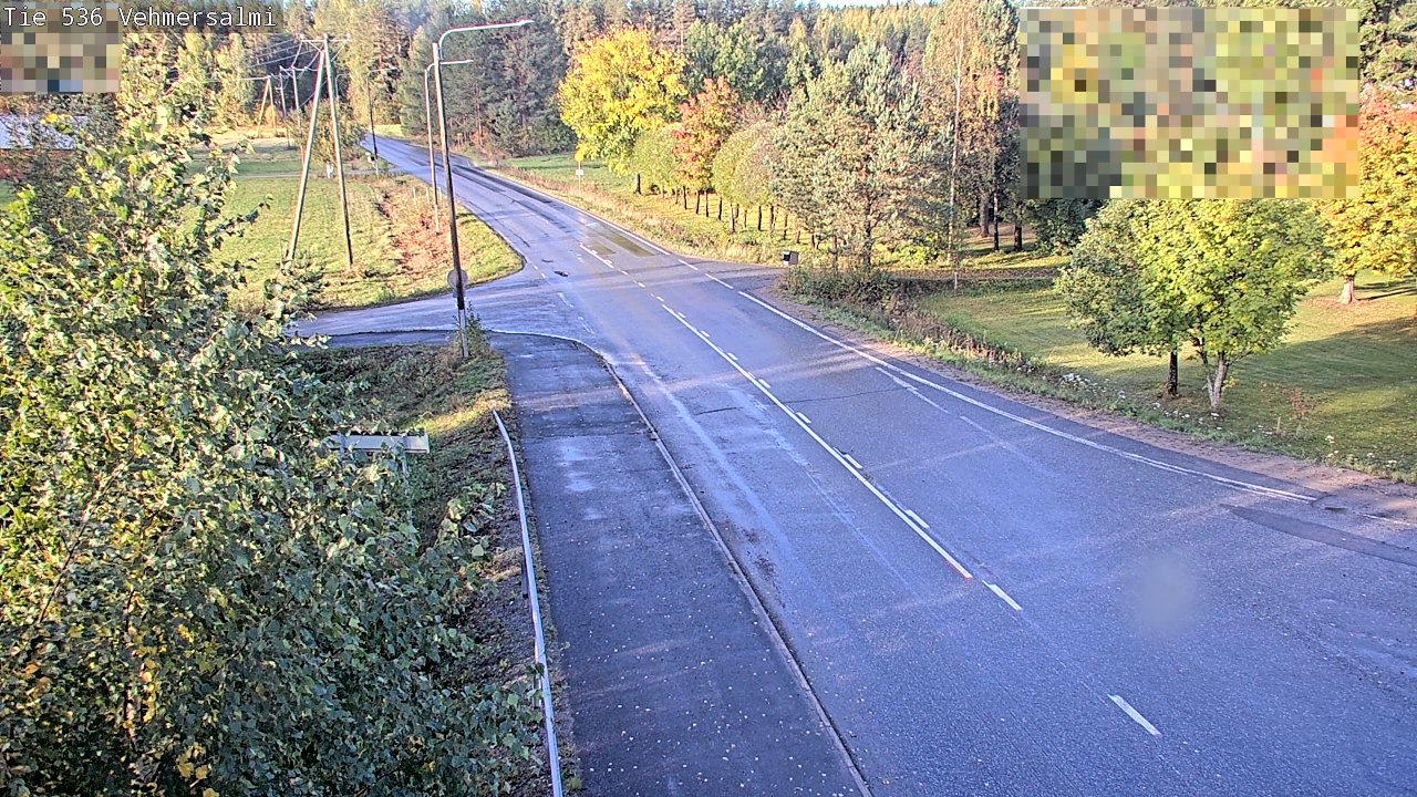 Weather Camera Image Väg 536 Kuopio, Vehmersalmi, Kuopio, Pohjois-Savo