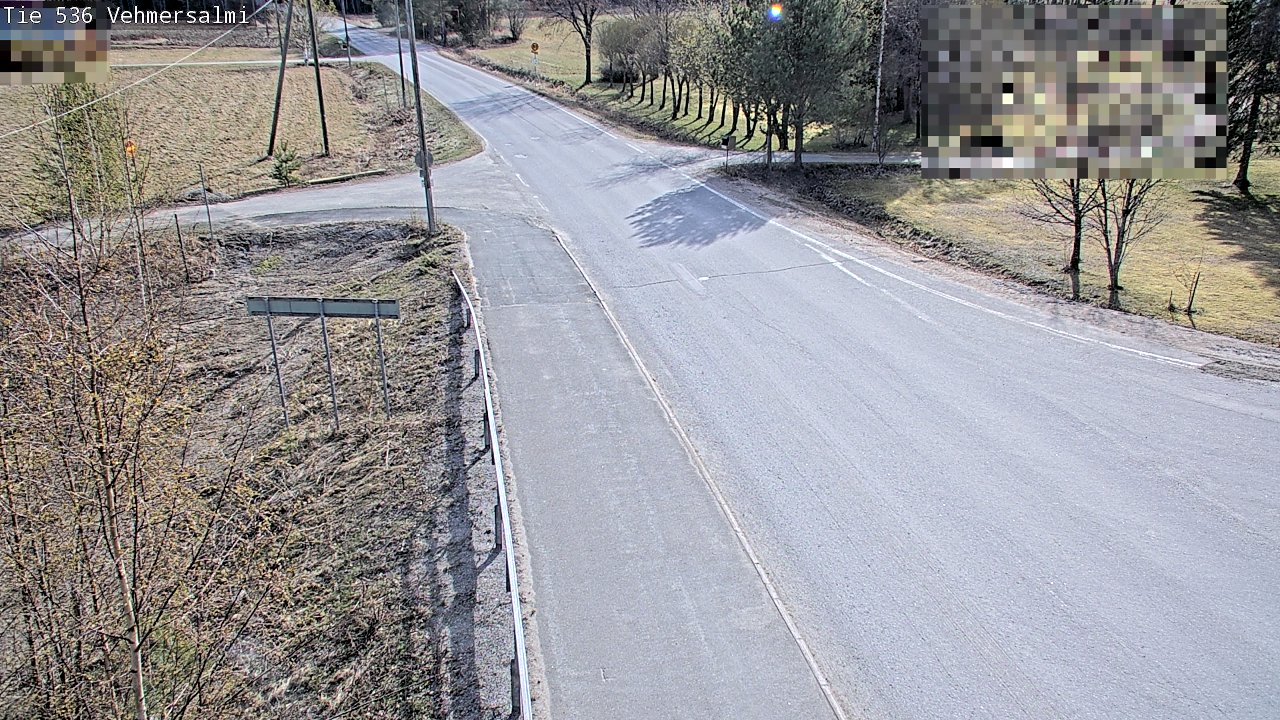 Weather Camera Image Väg 536 Kuopio, Vehmersalmi, Kuopio, Pohjois-Savo