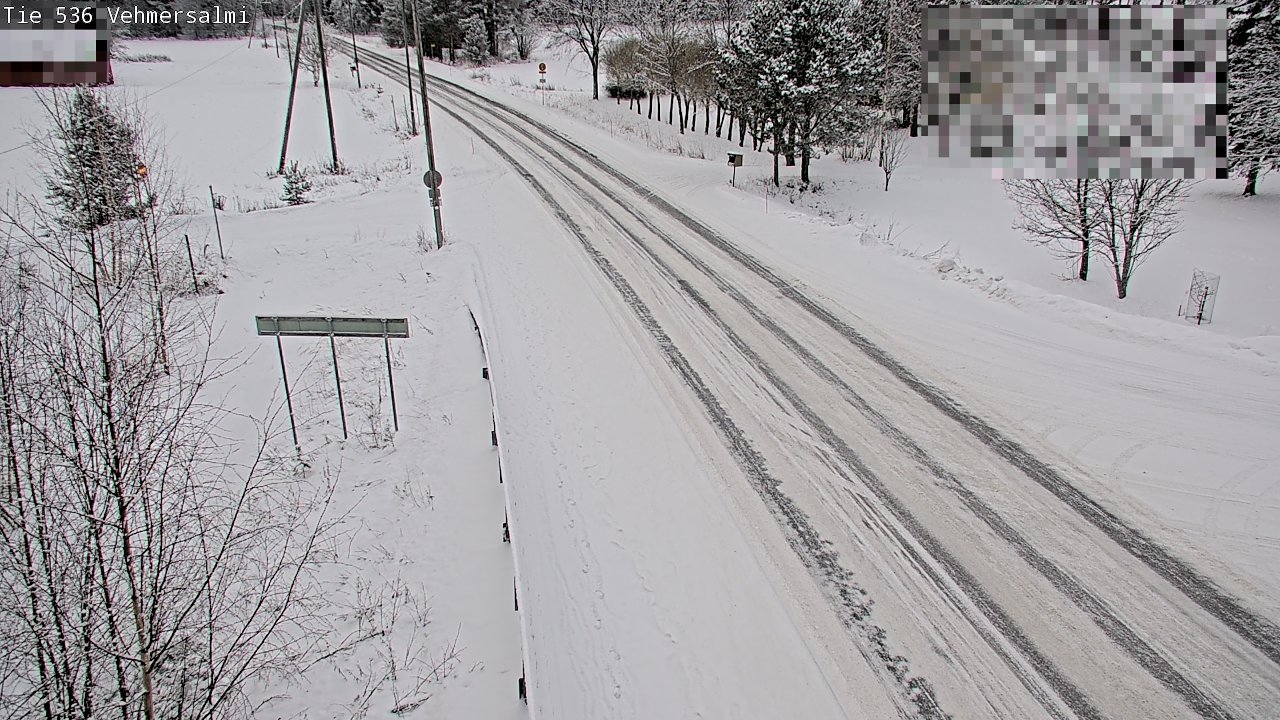 Weather Camera Image Road 536 Kuopio, Vehmersalmi, Kuopio, Pohjois-Savo