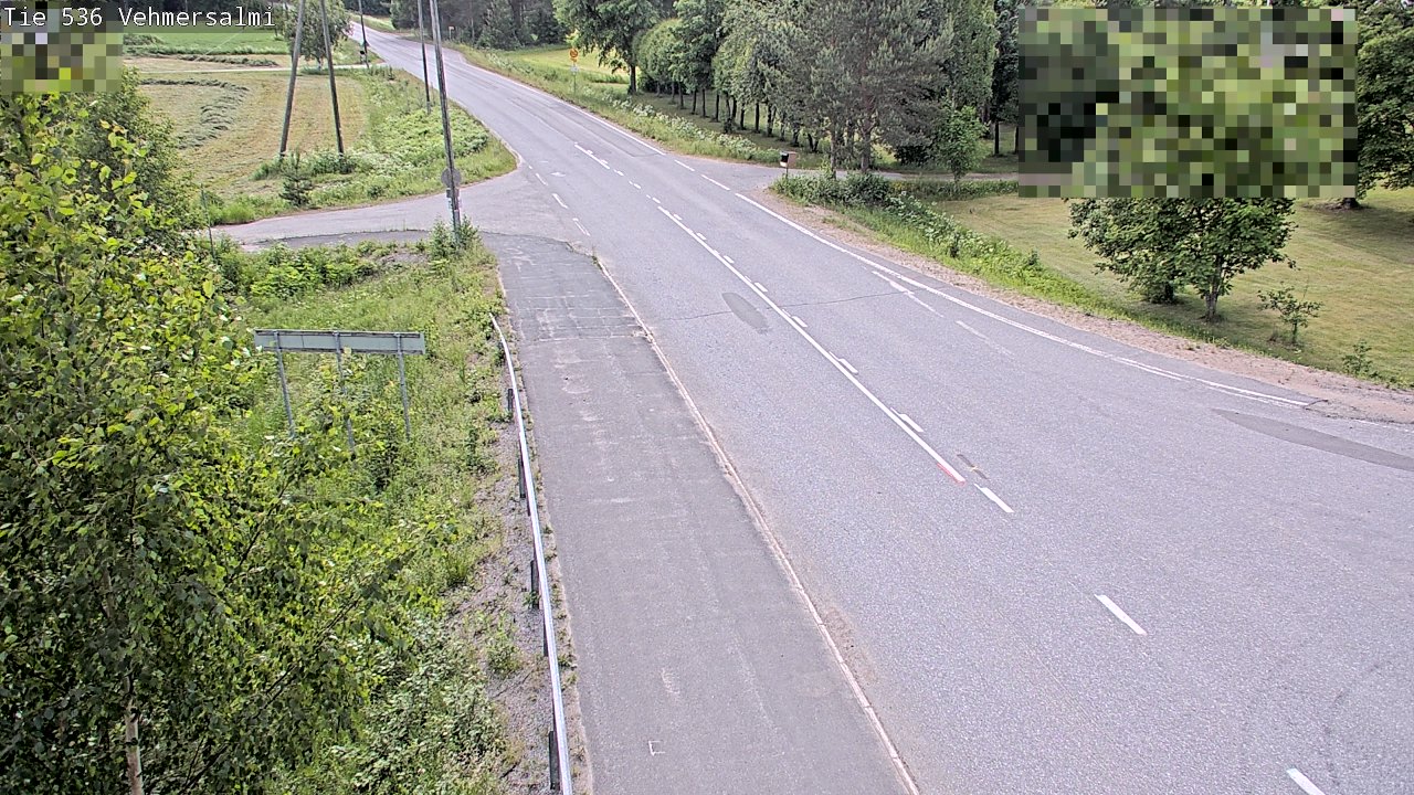 Weather Camera Image Road 536 Kuopio, Vehmersalmi, Kuopio, Pohjois-Savo
