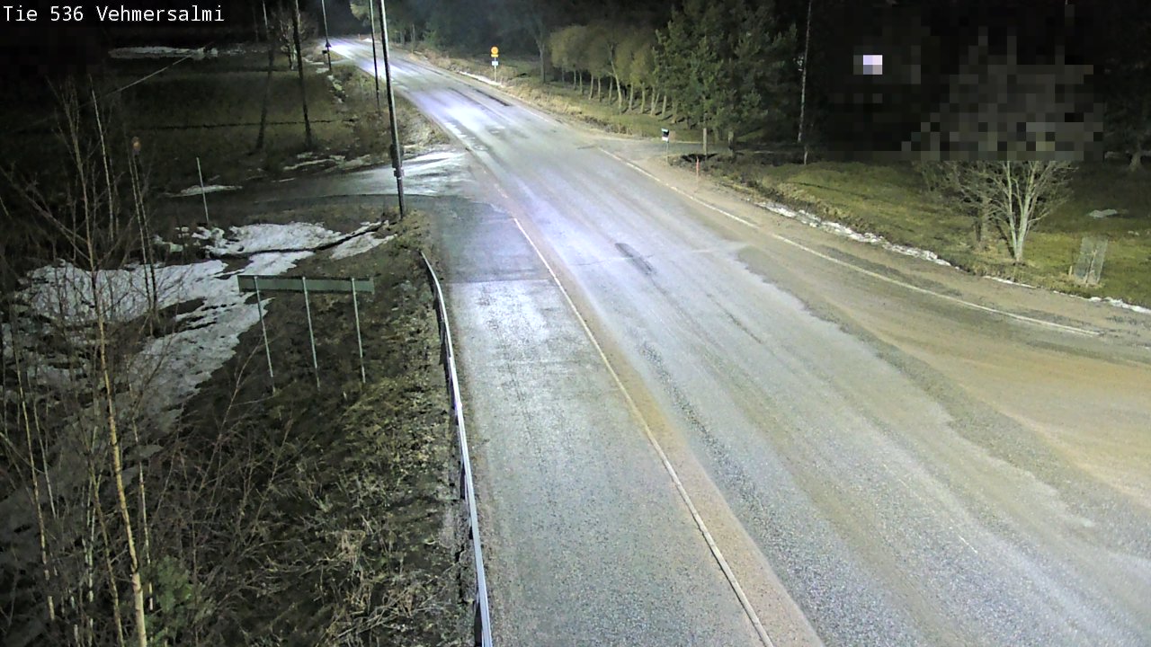 Weather Camera Image Road 536 Kuopio, Vehmersalmi, Kuopio, Pohjois-Savo