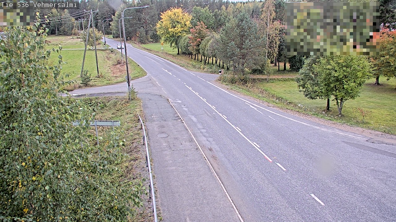 Weather Camera Image Väg 536 Kuopio, Vehmersalmi, Kuopio, Pohjois-Savo