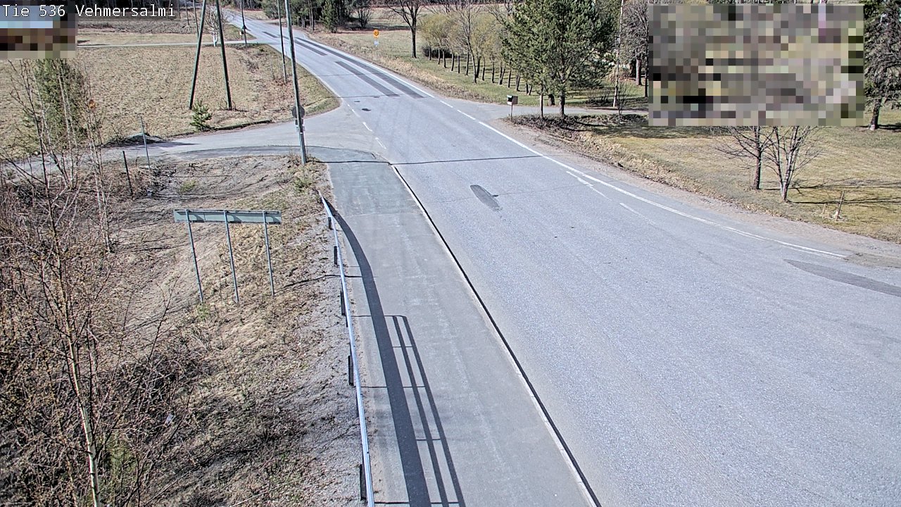 Weather Camera Image Väg 536 Kuopio, Vehmersalmi, Kuopio, Pohjois-Savo
