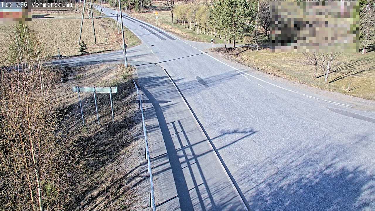 Weather Camera Image Road 536 Kuopio, Vehmersalmi, Kuopio, Pohjois-Savo