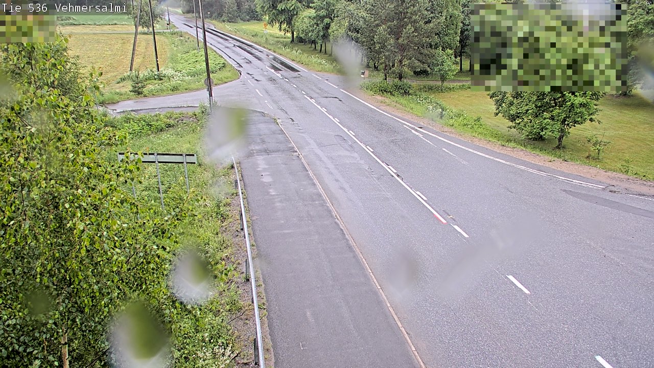 Weather Camera Image Väg 536 Kuopio, Vehmersalmi, Kuopio, Pohjois-Savo