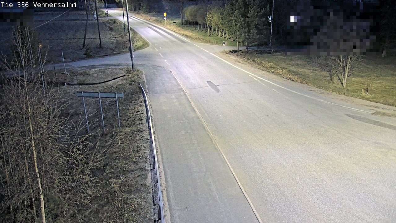 Weather Camera Image Väg 536 Kuopio, Vehmersalmi, Kuopio, Pohjois-Savo