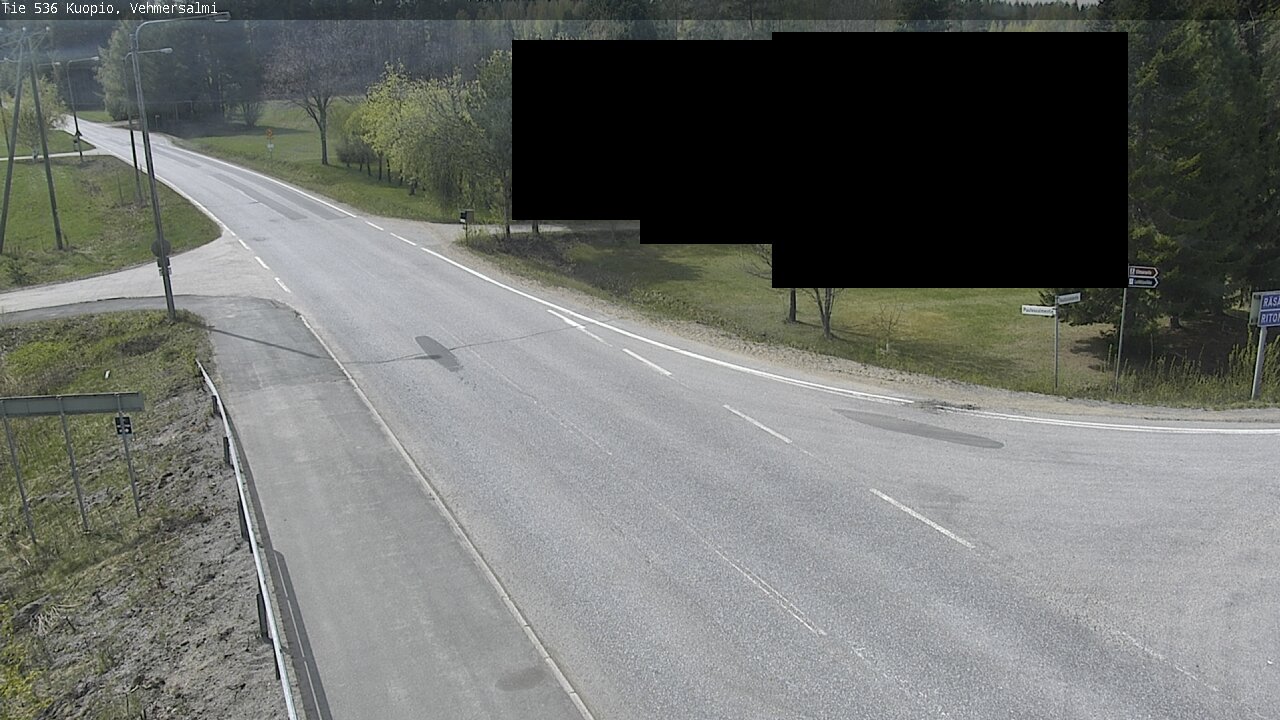 Weather Camera Image Road 536 Kuopio, Vehmersalmi, Kuopio, Pohjois-Savo
