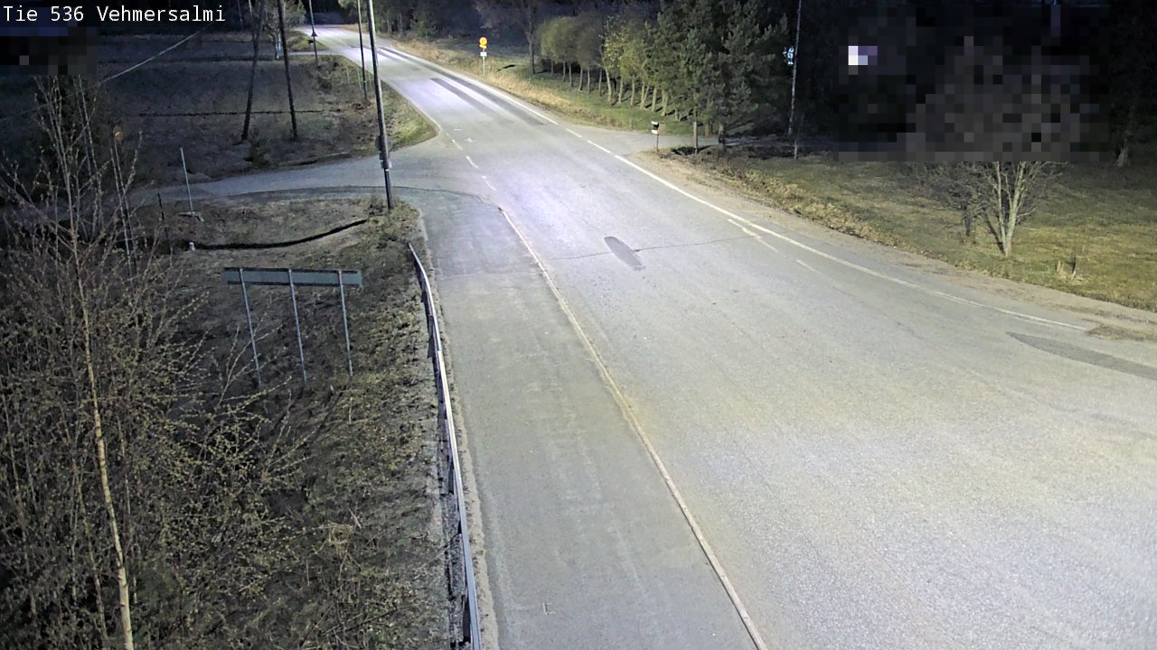 Weather Camera Image Väg 536 Kuopio, Vehmersalmi, Kuopio, Pohjois-Savo