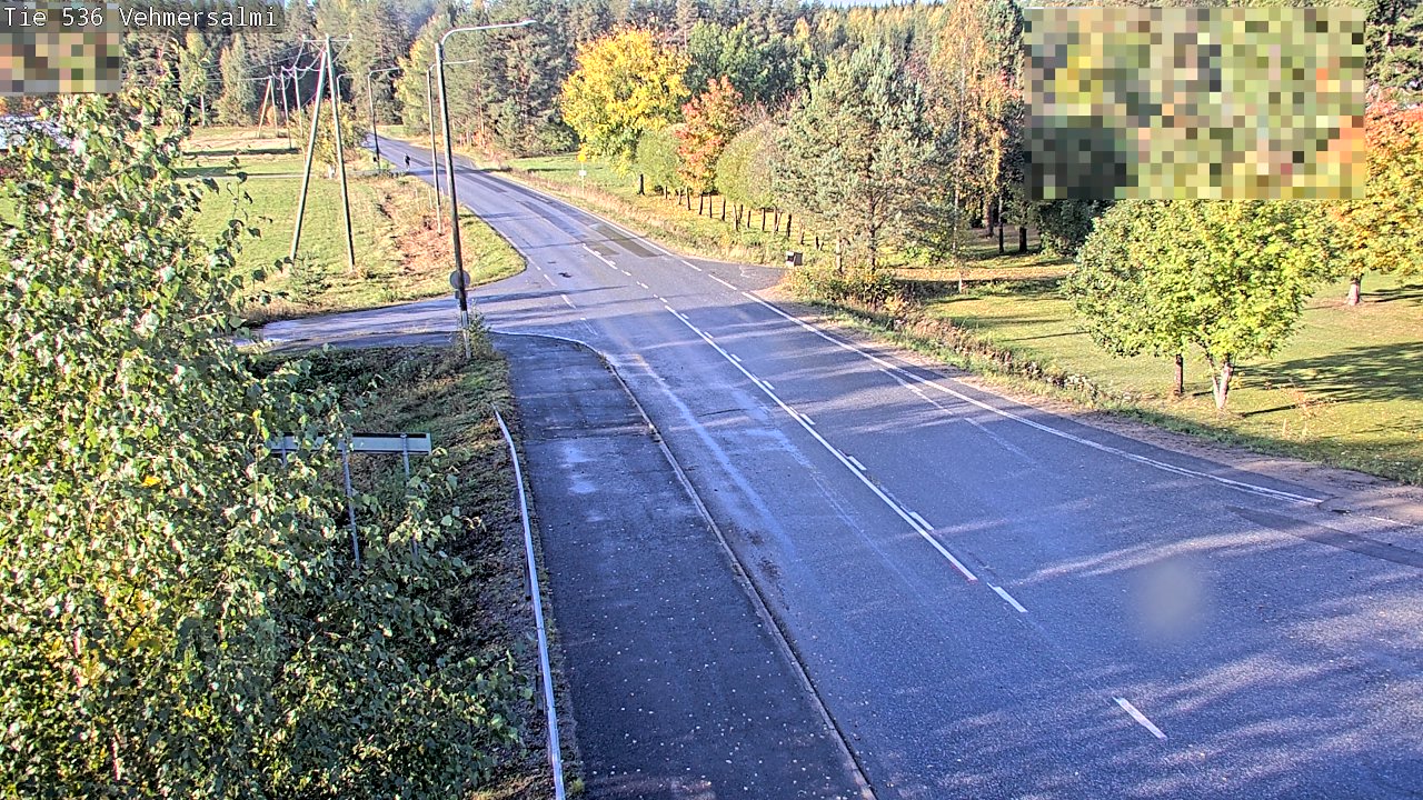 Weather Camera Image Väg 536 Kuopio, Vehmersalmi, Kuopio, Pohjois-Savo