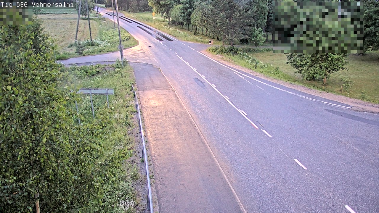 Weather Camera Image Road 536 Kuopio, Vehmersalmi, Kuopio, Pohjois-Savo