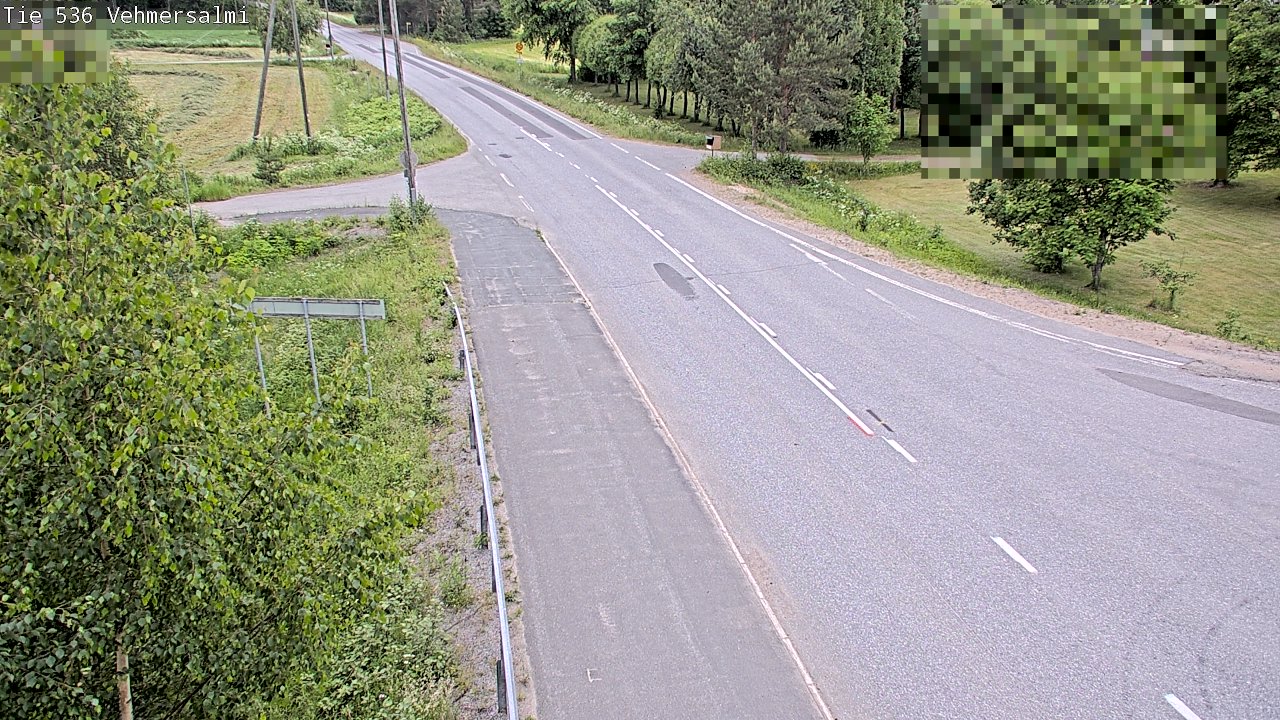 Weather Camera Image Road 536 Kuopio, Vehmersalmi, Kuopio, Pohjois-Savo