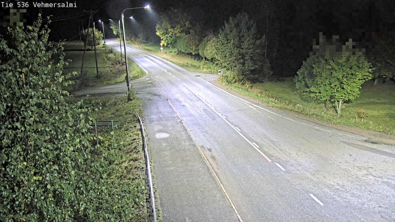 Weather Camera Image Väg 536 Kuopio, Vehmersalmi, Kuopio, Pohjois-Savo