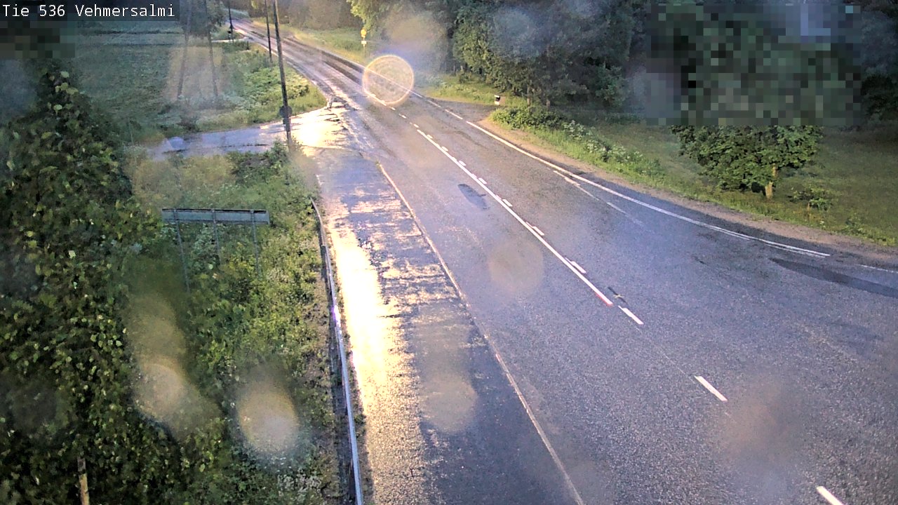 Weather Camera Image Road 536 Kuopio, Vehmersalmi, Kuopio, Pohjois-Savo