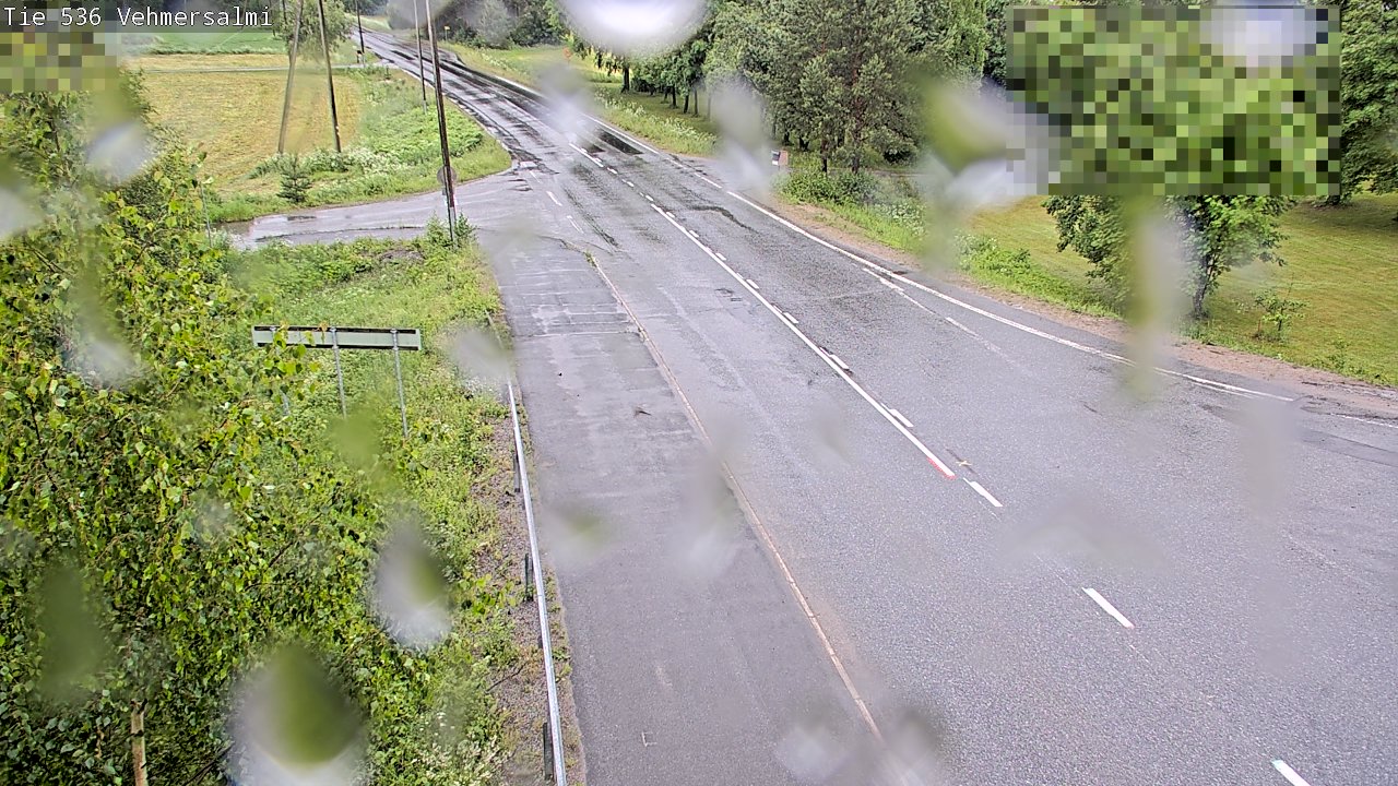 Weather Camera Image Väg 536 Kuopio, Vehmersalmi, Kuopio, Pohjois-Savo