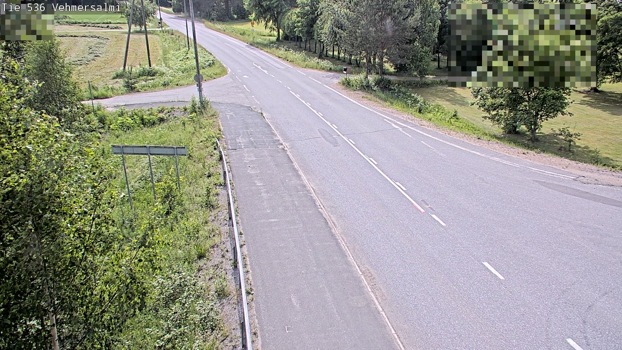 Weather Camera Image Road 536 Kuopio, Vehmersalmi, Kuopio, Pohjois-Savo