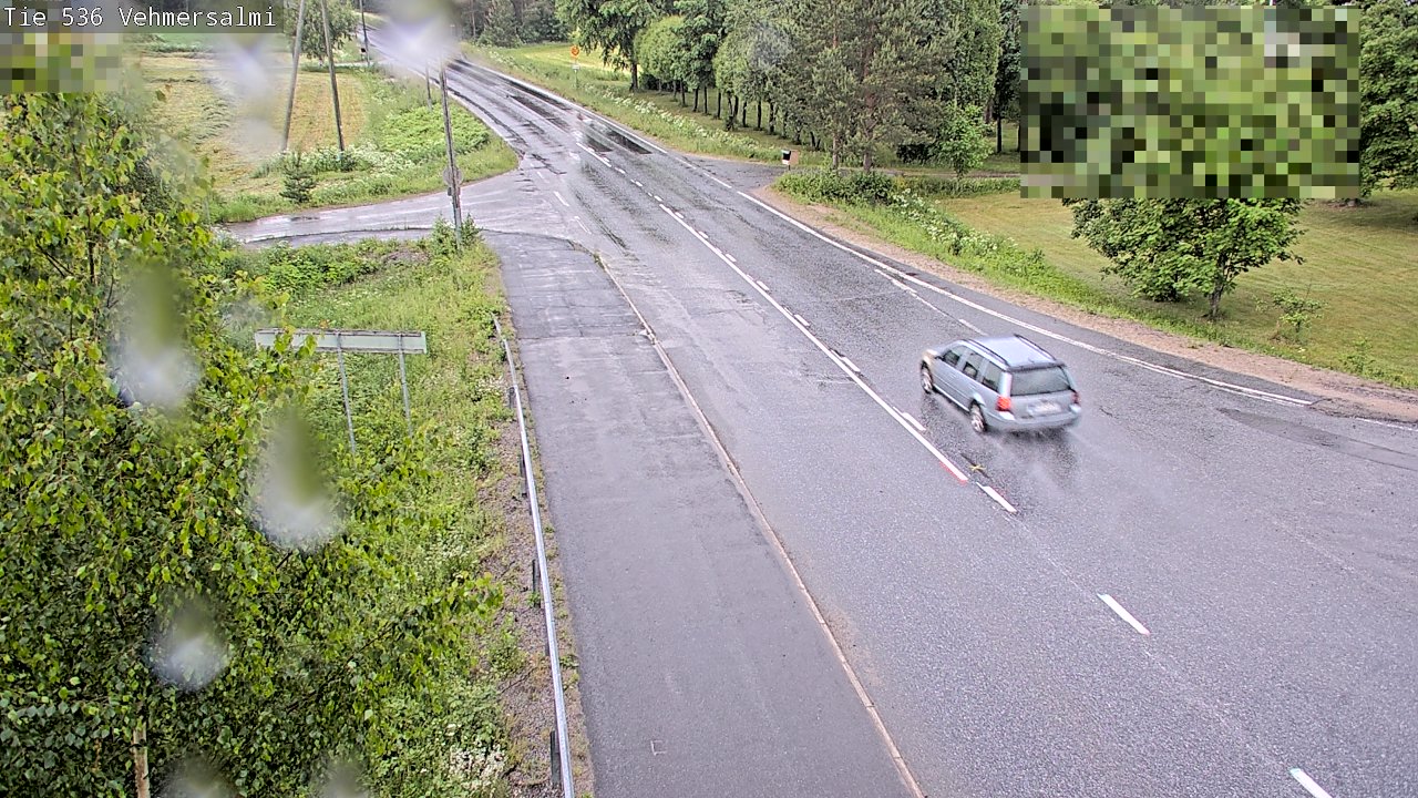 Weather Camera Image Road 536 Kuopio, Vehmersalmi, Kuopio, Pohjois-Savo