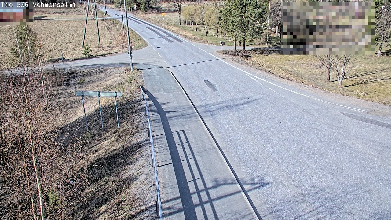 Weather Camera Image Väg 536 Kuopio, Vehmersalmi, Kuopio, Pohjois-Savo