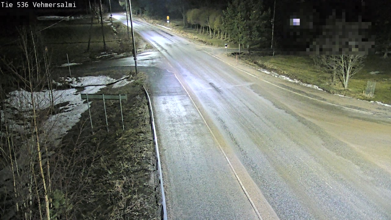 Weather Camera Image Road 536 Kuopio, Vehmersalmi, Kuopio, Pohjois-Savo