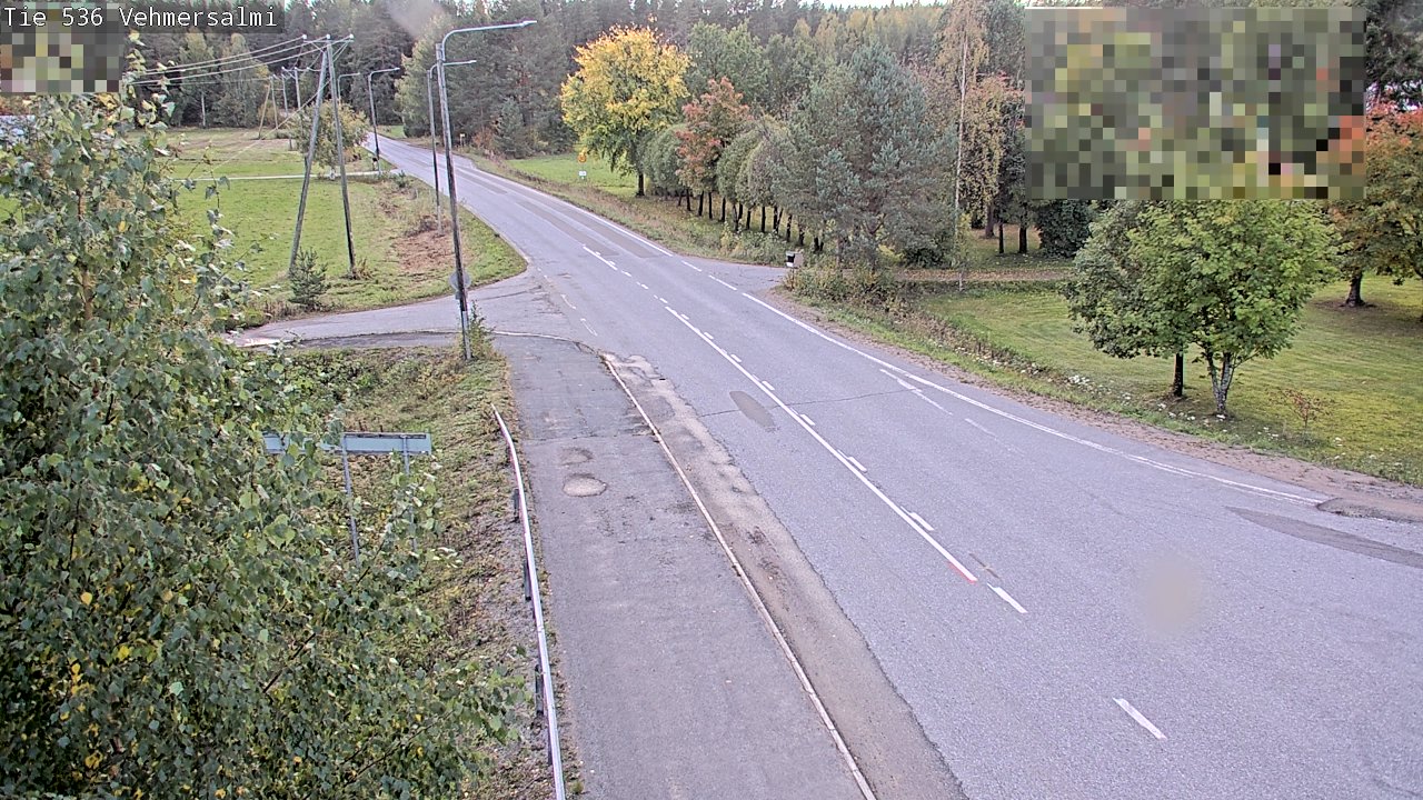 Weather Camera Image Väg 536 Kuopio, Vehmersalmi, Kuopio, Pohjois-Savo