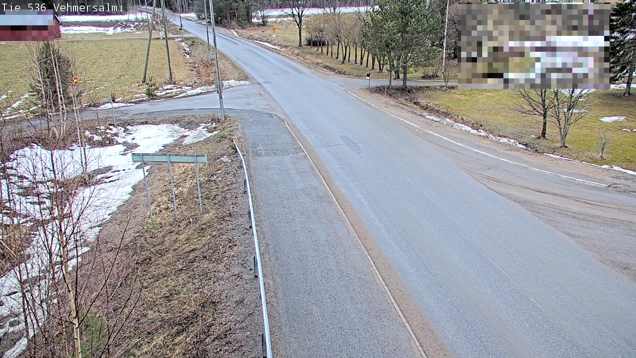 Weather Camera Image Road 536 Kuopio, Vehmersalmi, Kuopio, Pohjois-Savo