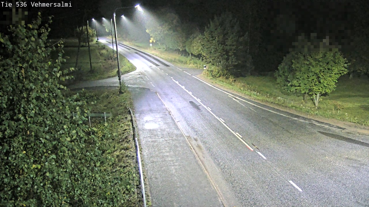 Weather Camera Image Väg 536 Kuopio, Vehmersalmi, Kuopio, Pohjois-Savo