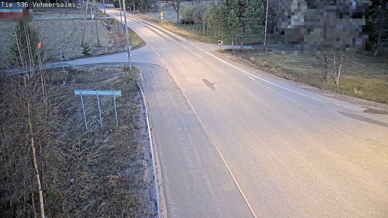 Weather Camera Image Väg 536 Kuopio, Vehmersalmi, Kuopio, Pohjois-Savo