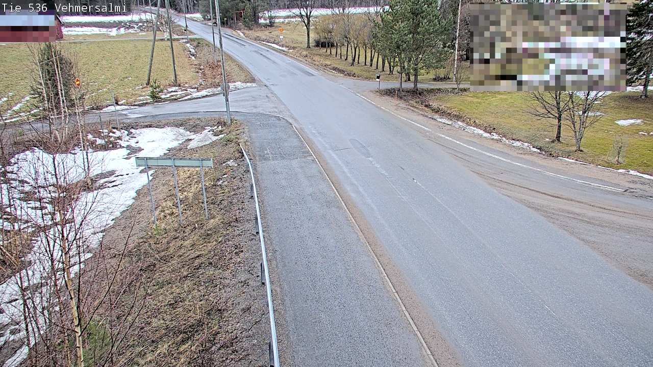 Weather Camera Image Road 536 Kuopio, Vehmersalmi, Kuopio, Pohjois-Savo