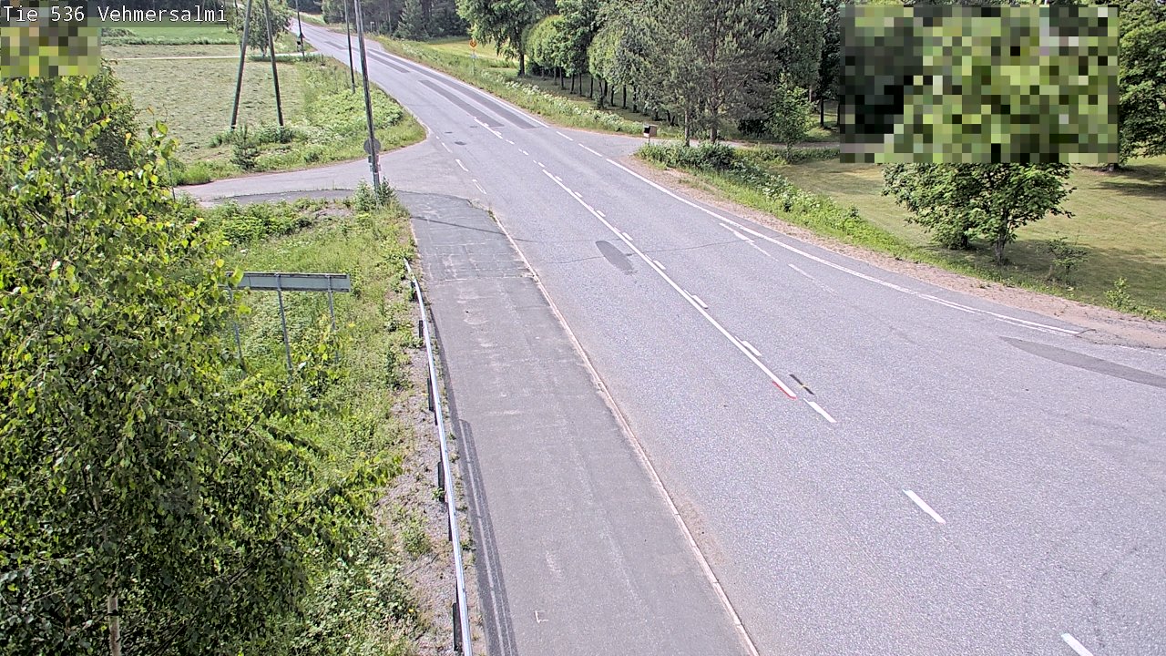 Weather Camera Image Road 536 Kuopio, Vehmersalmi, Kuopio, Pohjois-Savo