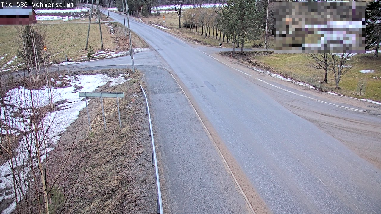 Weather Camera Image Road 536 Kuopio, Vehmersalmi, Kuopio, Pohjois-Savo