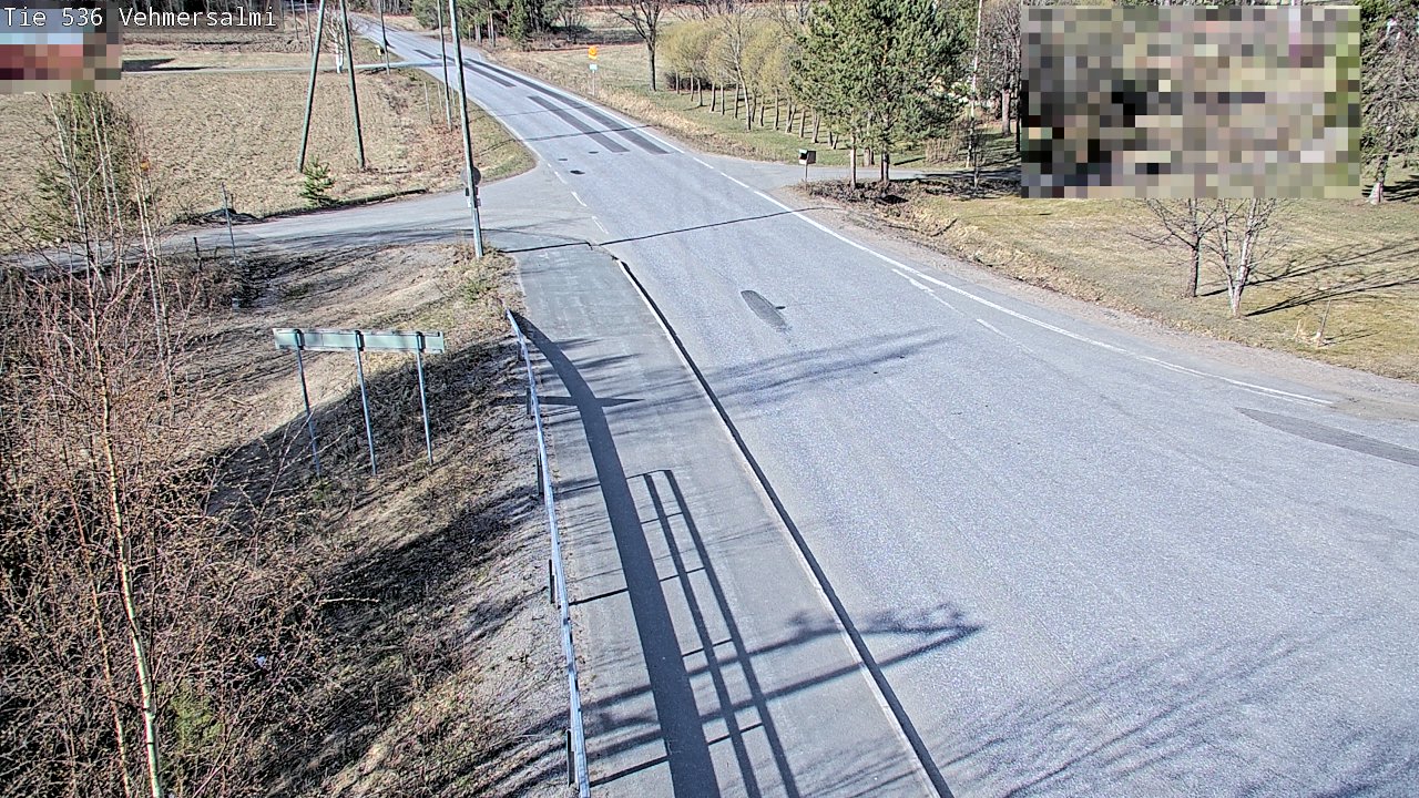 Weather Camera Image Väg 536 Kuopio, Vehmersalmi, Kuopio, Pohjois-Savo