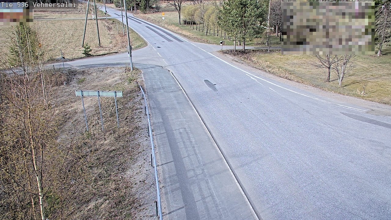 Weather Camera Image Road 536 Kuopio, Vehmersalmi, Kuopio, Pohjois-Savo