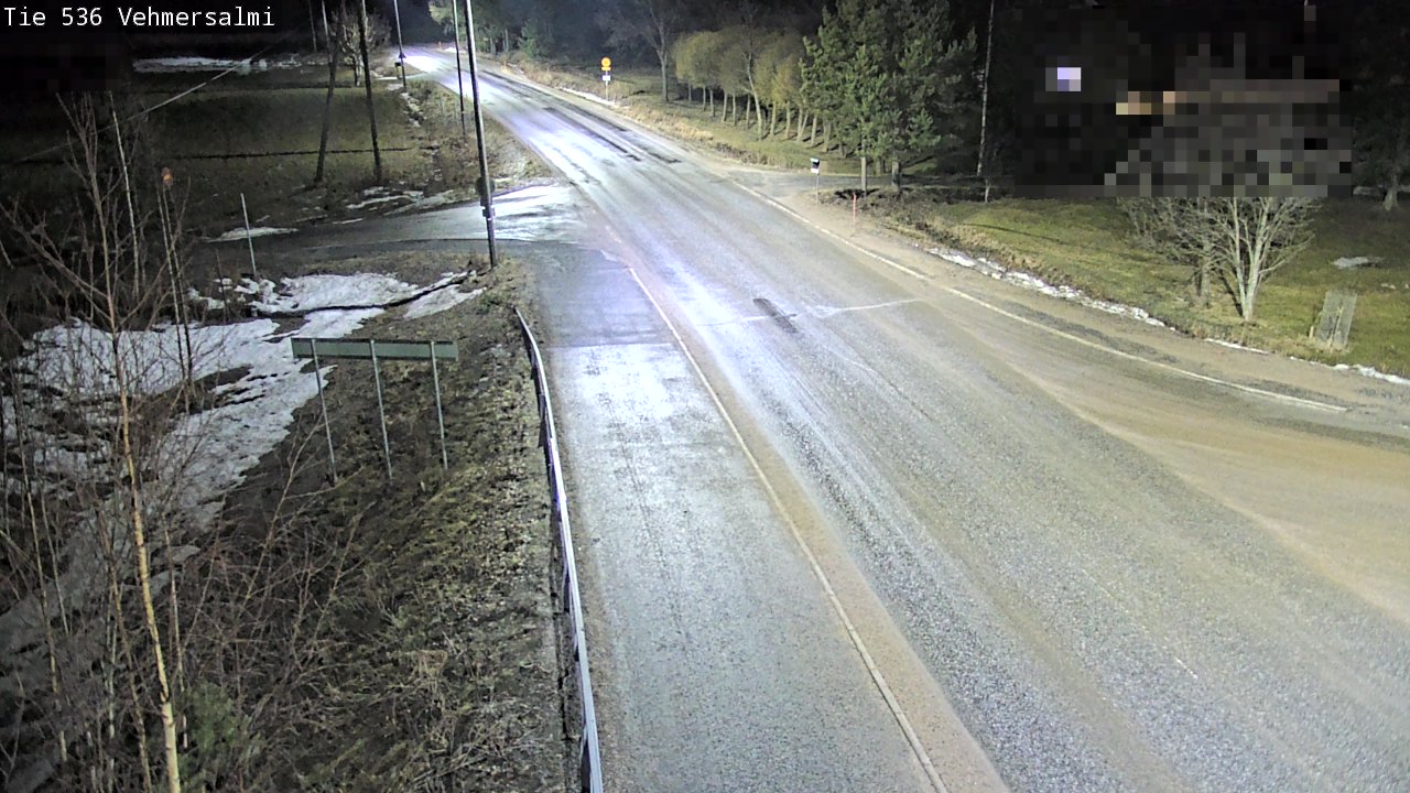 Weather Camera Image Road 536 Kuopio, Vehmersalmi, Kuopio, Pohjois-Savo