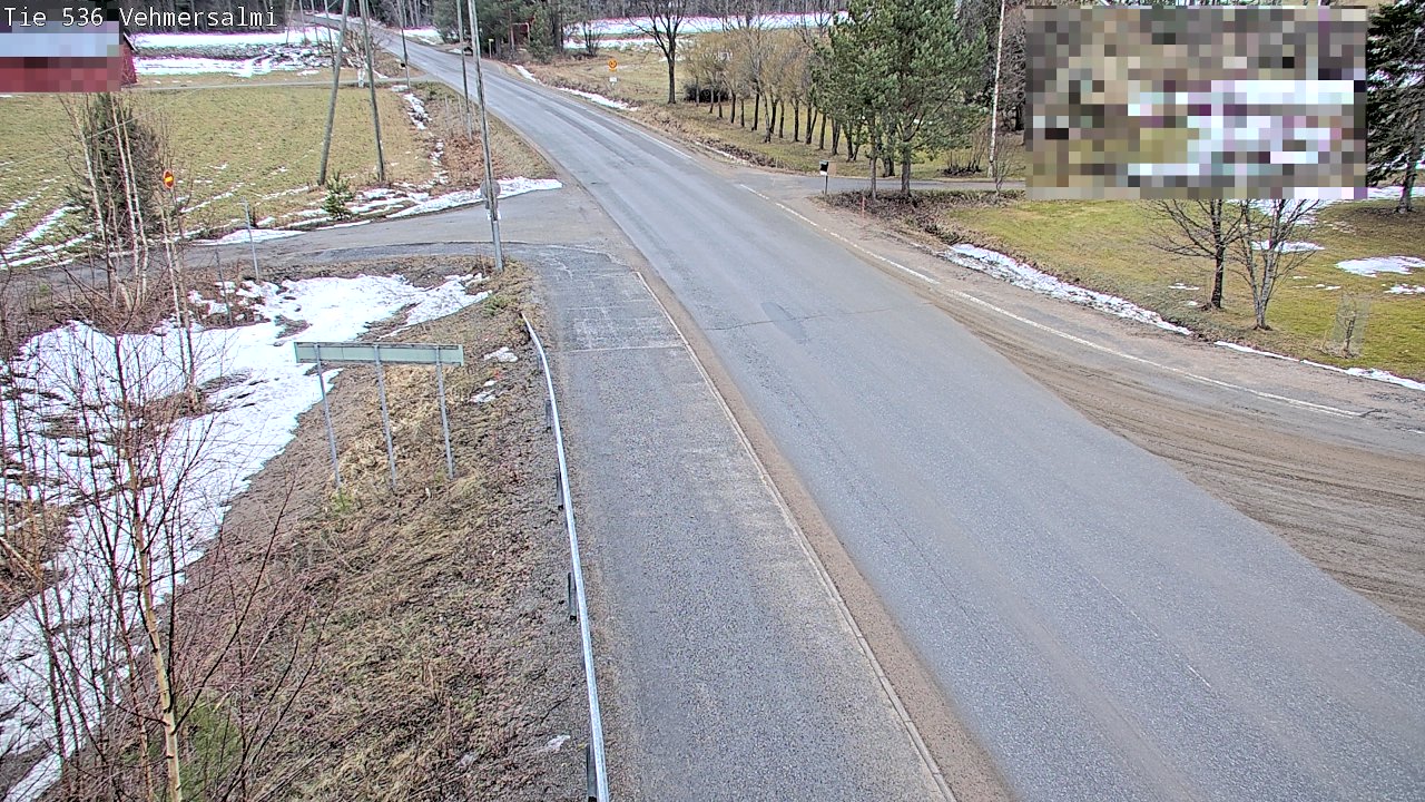 Kelikamerat Kuva Tie 536 Kuopio, Vehmersalmi, Kuopio, Pohjois-Savo