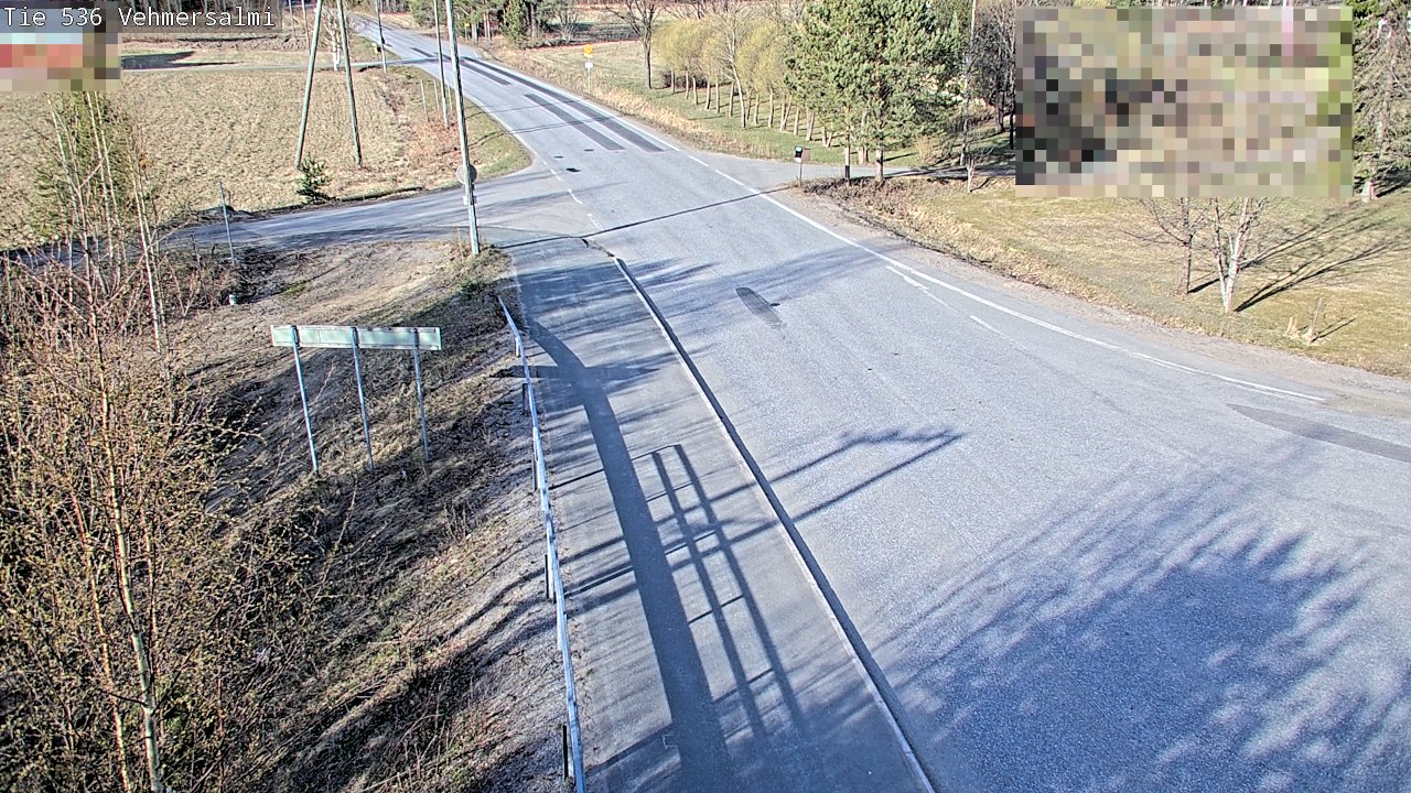 Weather Camera Image Road 536 Kuopio, Vehmersalmi, Kuopio, Pohjois-Savo
