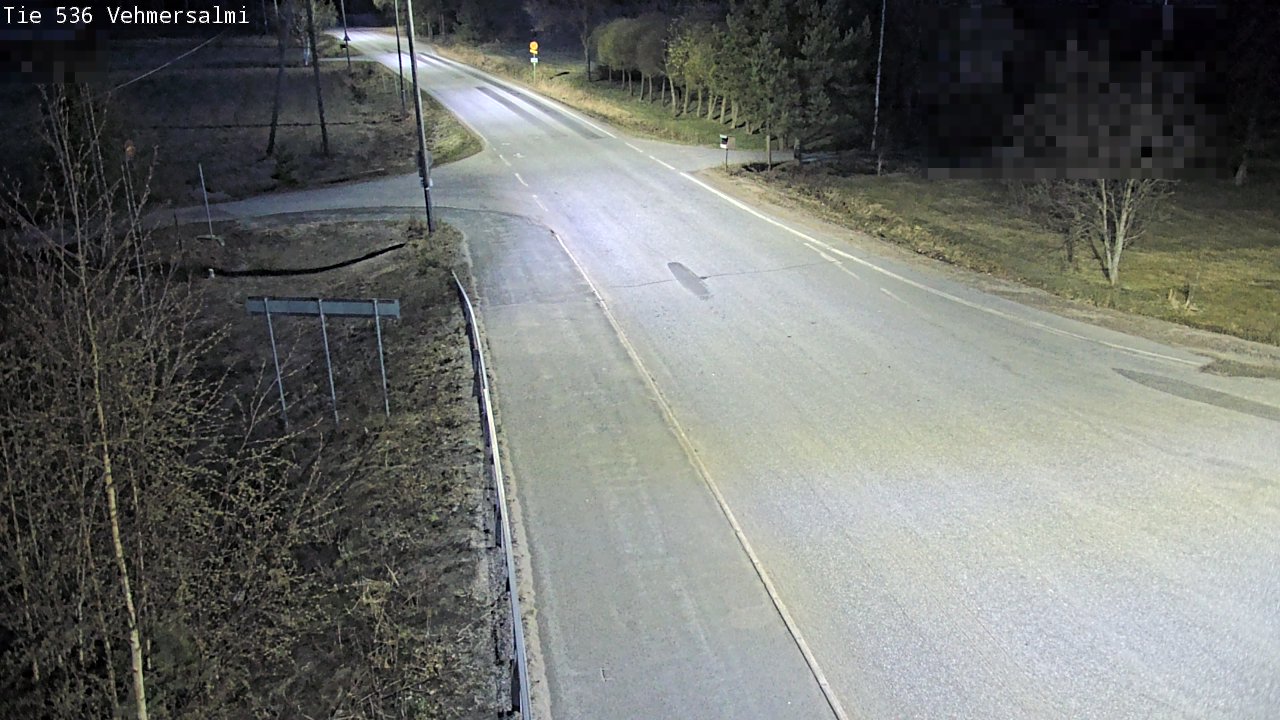 Weather Camera Image Väg 536 Kuopio, Vehmersalmi, Kuopio, Pohjois-Savo